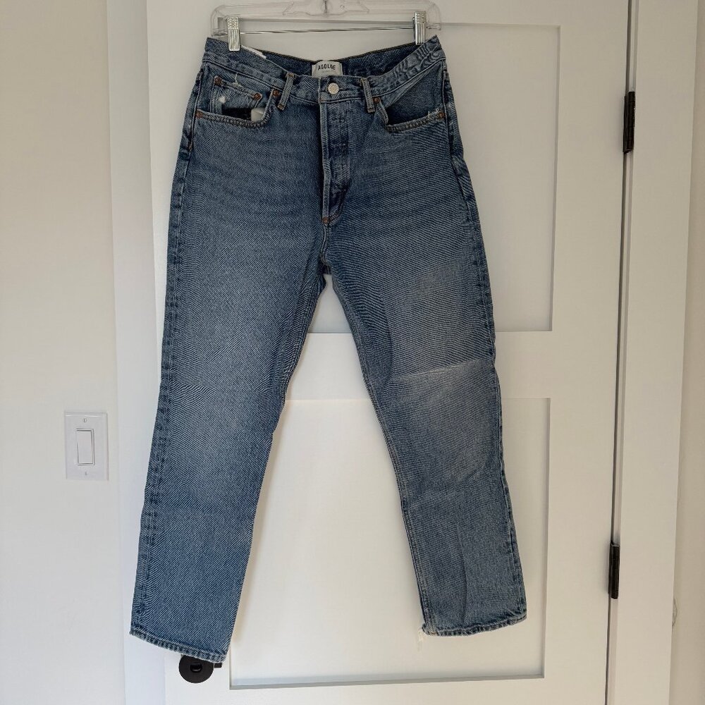 AGOLDE Riley High Rise Straight Crop Size 29 in Endless EUC